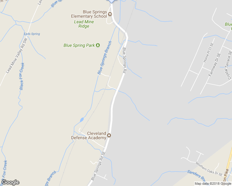 map of restaurants, bars, coffee shops, grocery stores, and more near 5262 Blue Springs Road Southeast in Cleveland