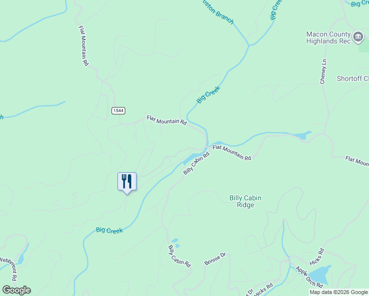 map of restaurants, bars, coffee shops, grocery stores, and more near 69 Hemlock Drive in Highlands