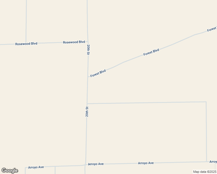 map of restaurants, bars, coffee shops, grocery stores, and more near 20th Street in Mojave