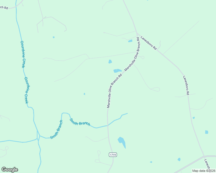 map of restaurants, bars, coffee shops, grocery stores, and more near 4413 Marshville-Olive Branch Road in Marshville
