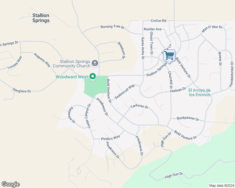 map of restaurants, bars, coffee shops, grocery stores, and more near 28181 Seabiscuit Way in Tehachapi