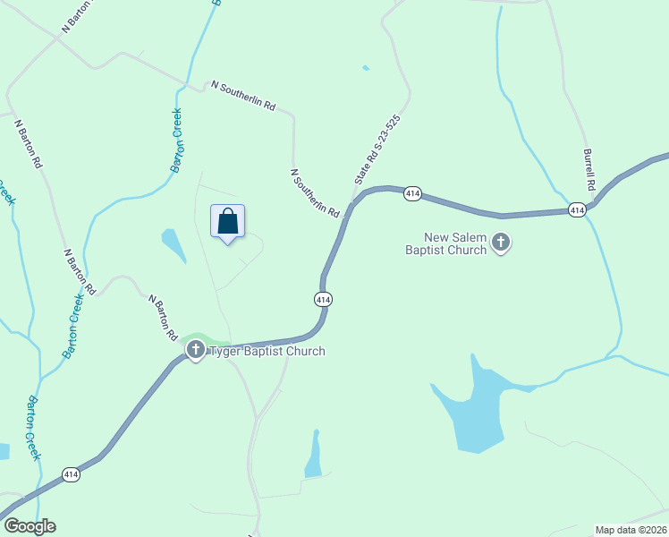 map of restaurants, bars, coffee shops, grocery stores, and more near 2864 South Carolina 414 in Taylors