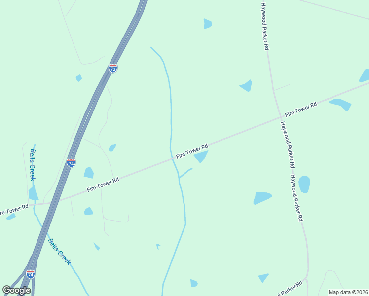 map of restaurants, bars, coffee shops, grocery stores, and more near 491 Fire Tower Road in Ellerbe