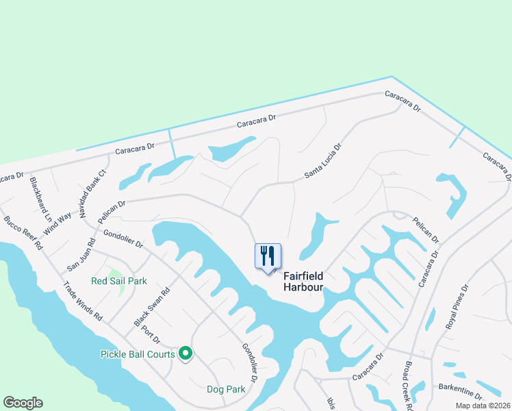 map of restaurants, bars, coffee shops, grocery stores, and more near 1114 Santa Lucia Drive in New Bern