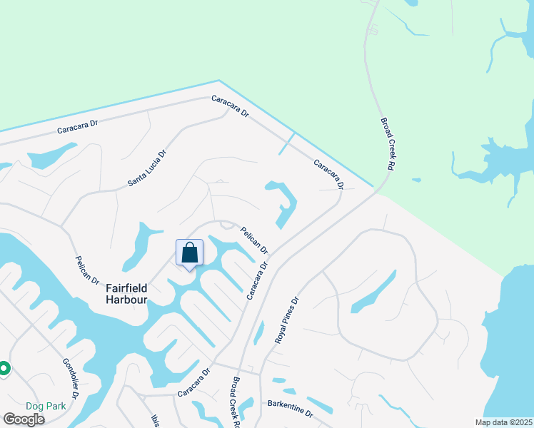 map of restaurants, bars, coffee shops, grocery stores, and more near 5922 Santo Domingo Ct in New Bern