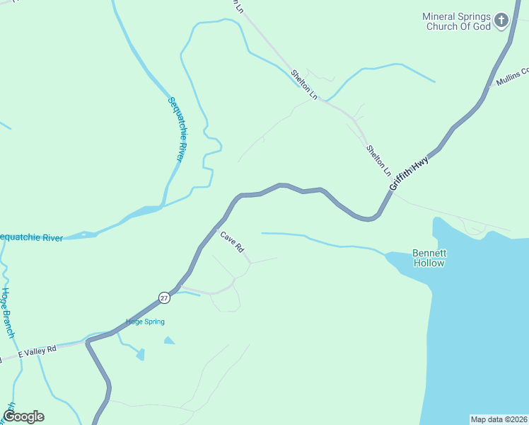 map of restaurants, bars, coffee shops, grocery stores, and more near 3844 Griffith Highway in Jasper