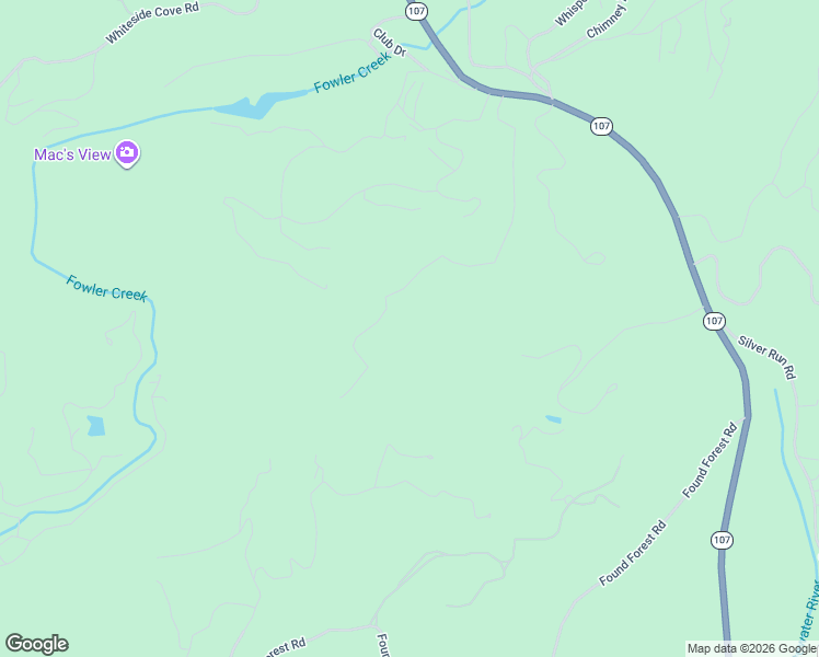 map of restaurants, bars, coffee shops, grocery stores, and more near 190-198 Little Terrapin Road in Cashiers