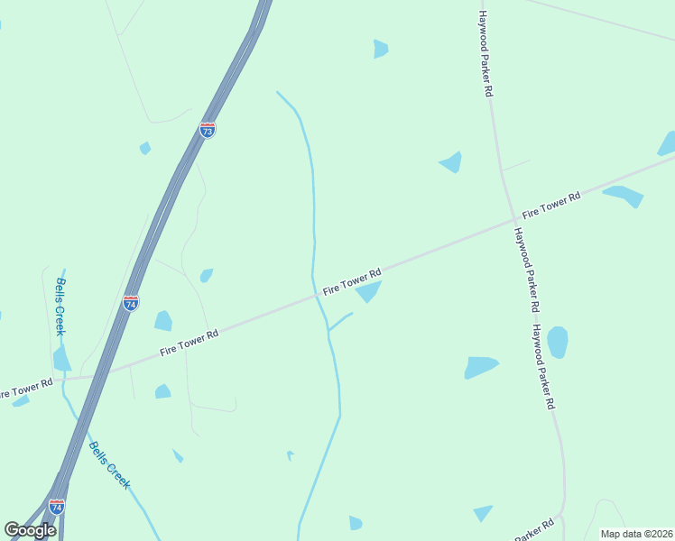 map of restaurants, bars, coffee shops, grocery stores, and more near 491 Fire Tower Road in Ellerbe