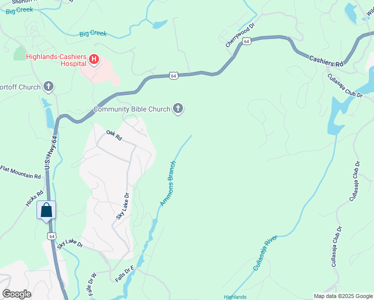map of restaurants, bars, coffee shops, grocery stores, and more near in Highlands