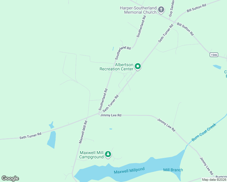 map of restaurants, bars, coffee shops, grocery stores, and more near 653 Seth Turner Road in Albertson