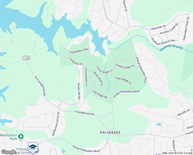 map of restaurants, bars, coffee shops, grocery stores, and more near 17006 Youngblood Road in Charlotte