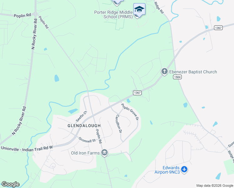 map of restaurants, bars, coffee shops, grocery stores, and more near 802 Unionville Indian Trail Road West in Indian Trail