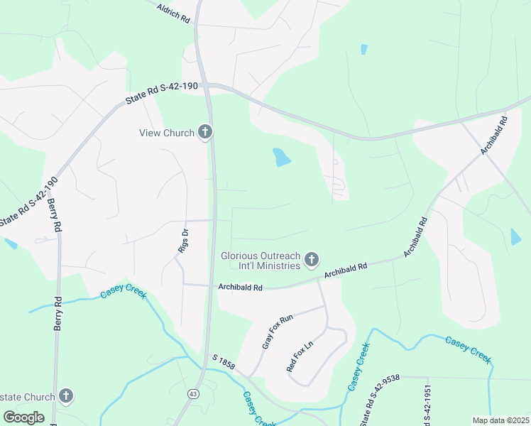 map of restaurants, bars, coffee shops, grocery stores, and more near 5440 Parris Bridge Road in Boiling Springs