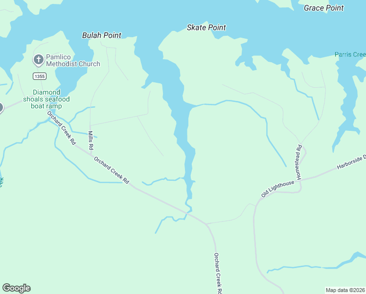 map of restaurants, bars, coffee shops, grocery stores, and more near 479 Tar Creek Road in Oriental