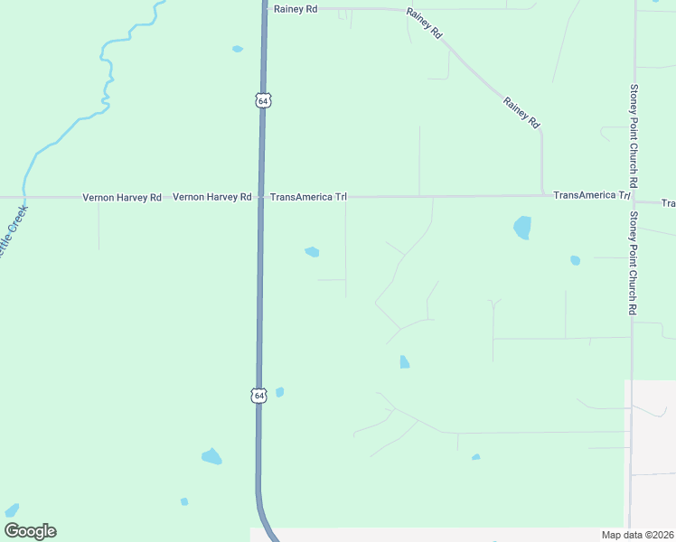 map of restaurants, bars, coffee shops, grocery stores, and more near 114 Mildred Lane in Beebe