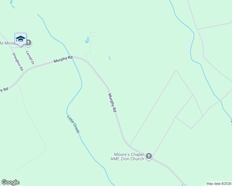 map of restaurants, bars, coffee shops, grocery stores, and more near 5201-5631 Murphy Road in Fayetteville