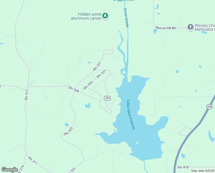 map of restaurants, bars, coffee shops, grocery stores, and more near 527 Sfc 333 in Forrest City