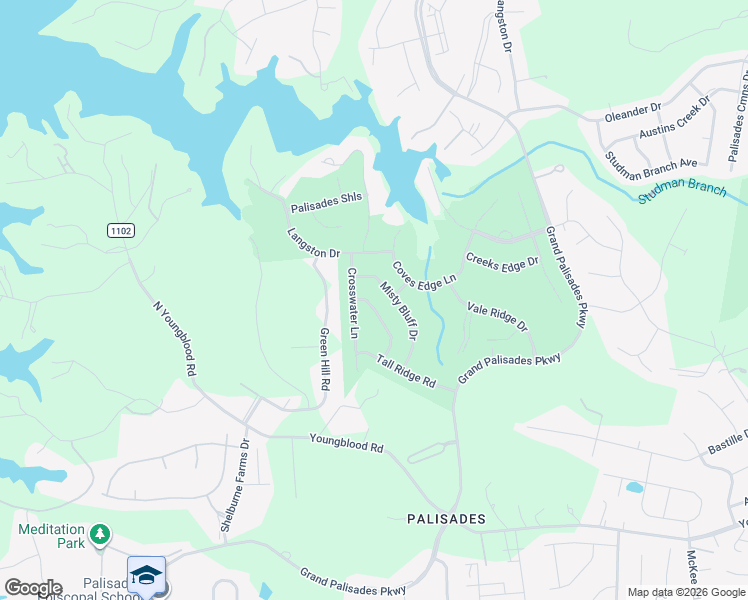 map of restaurants, bars, coffee shops, grocery stores, and more near 17006 Youngblood Road in Charlotte