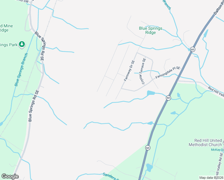 map of restaurants, bars, coffee shops, grocery stores, and more near 148 Briar Meadow Trail Southeast in Cleveland