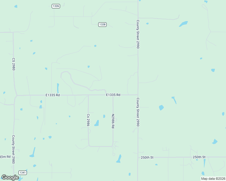 map of restaurants, bars, coffee shops, grocery stores, and more near 2478 County Road 1335 in Blanchard