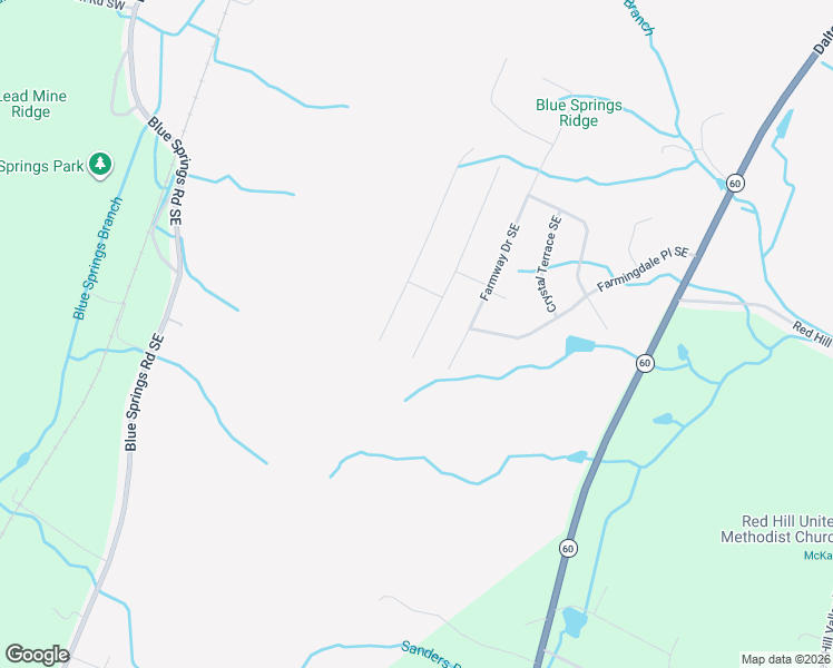 map of restaurants, bars, coffee shops, grocery stores, and more near 148 Briar Meadow Trail Southeast in Cleveland