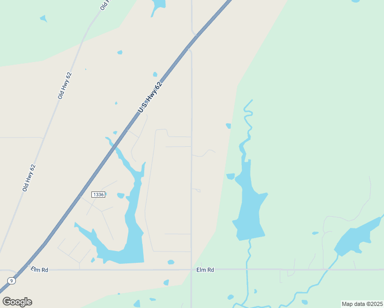 map of restaurants, bars, coffee shops, grocery stores, and more near 2145 N2950 Road in Blanchard