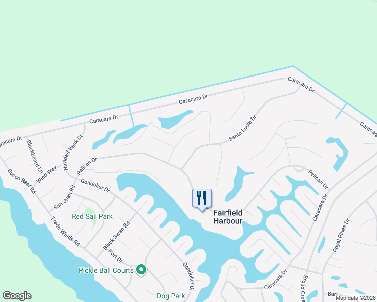 map of restaurants, bars, coffee shops, grocery stores, and more near 1114 Santa Lucia Drive in New Bern