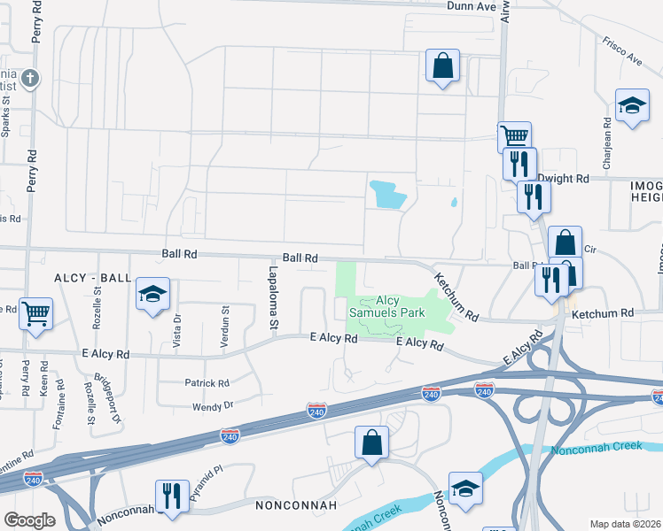 map of restaurants, bars, coffee shops, grocery stores, and more near in Memphis