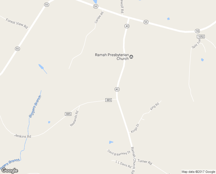 map of restaurants, bars, coffee shops, grocery stores, and more near 877 Ramah Church Road in York