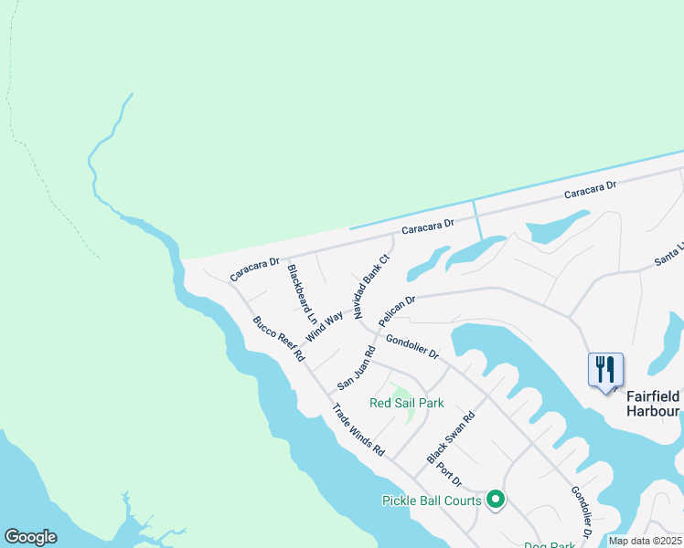 map of restaurants, bars, coffee shops, grocery stores, and more near 5504 Fish Cay Court in New Bern