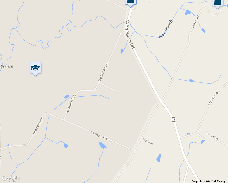 map of restaurants, bars, coffee shops, grocery stores, and more near 365 Goodwill Road Southeast in Cleveland