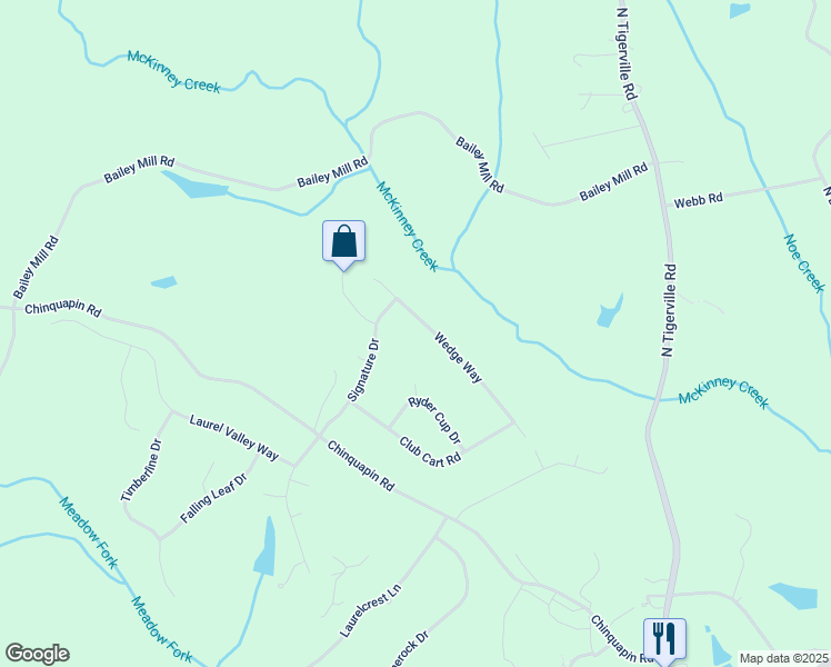 map of restaurants, bars, coffee shops, grocery stores, and more near 204 Wedge Way in Travelers Rest