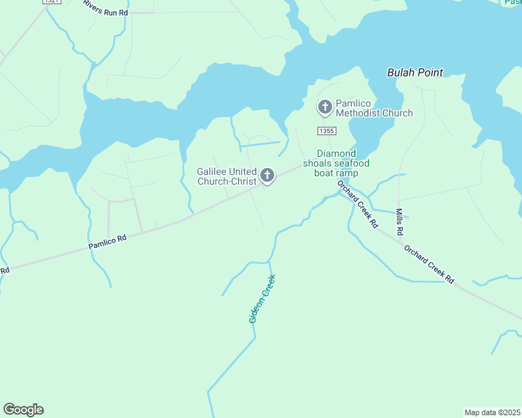 map of restaurants, bars, coffee shops, grocery stores, and more near 77 Marsh Lane in Oriental