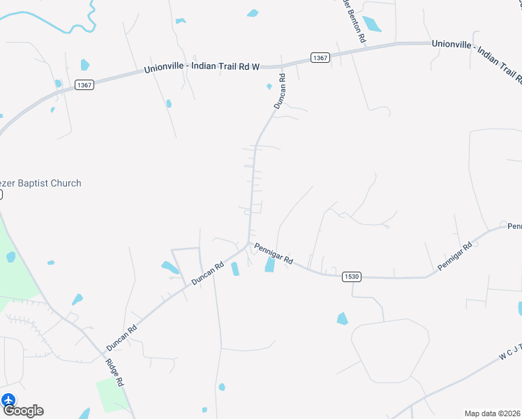 map of restaurants, bars, coffee shops, grocery stores, and more near 5019 Duncan Road in Monroe