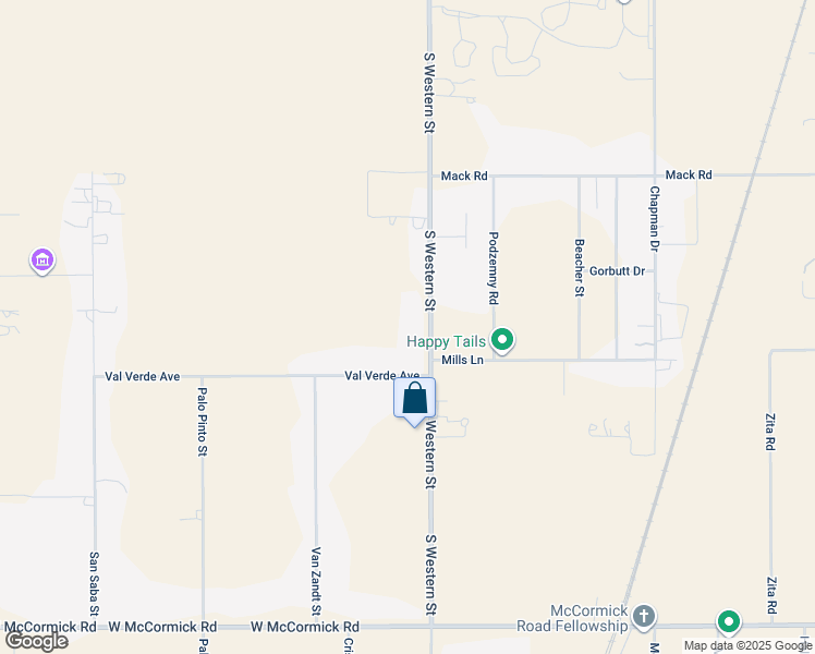 map of restaurants, bars, coffee shops, grocery stores, and more near 12300 South Western Street in Amarillo