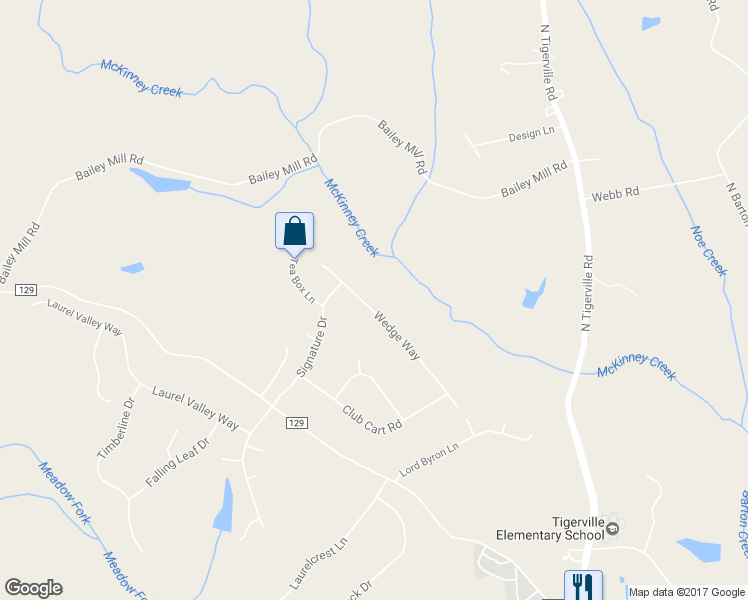 map of restaurants, bars, coffee shops, grocery stores, and more near 204 Wedge Way in Travelers Rest