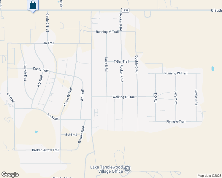 map of restaurants, bars, coffee shops, grocery stores, and more near 12105-12109 Lazy B Road in Amarillo
