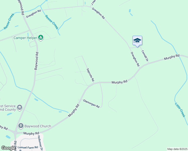 map of restaurants, bars, coffee shops, grocery stores, and more near 2134 Sapcote Road in Fayetteville
