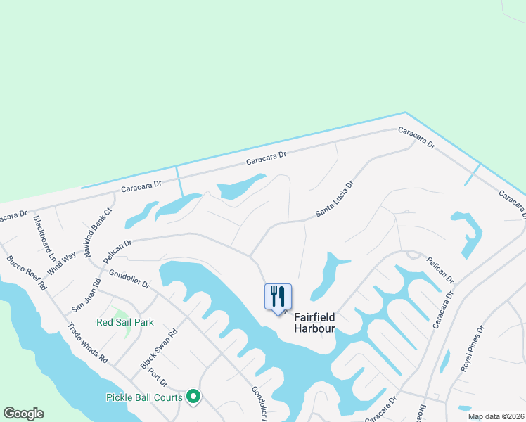 map of restaurants, bars, coffee shops, grocery stores, and more near 1208 Crows Nest Court in New Bern