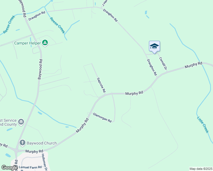 map of restaurants, bars, coffee shops, grocery stores, and more near 2134 Sapcote Road in Fayetteville