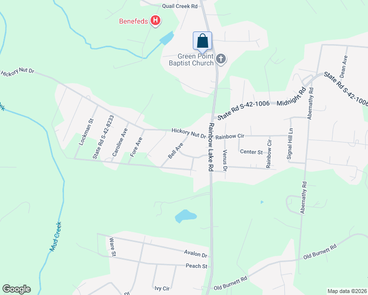 map of restaurants, bars, coffee shops, grocery stores, and more near 261 State Road S-42-8239 in Inman