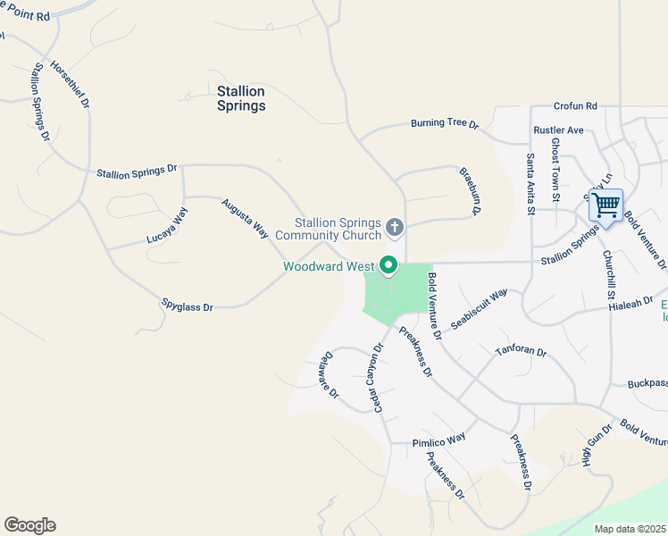 map of restaurants, bars, coffee shops, grocery stores, and more near in Stallion Springs