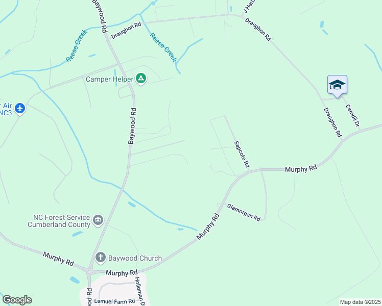 map of restaurants, bars, coffee shops, grocery stores, and more near 4331 Swindon Drive in Fayetteville