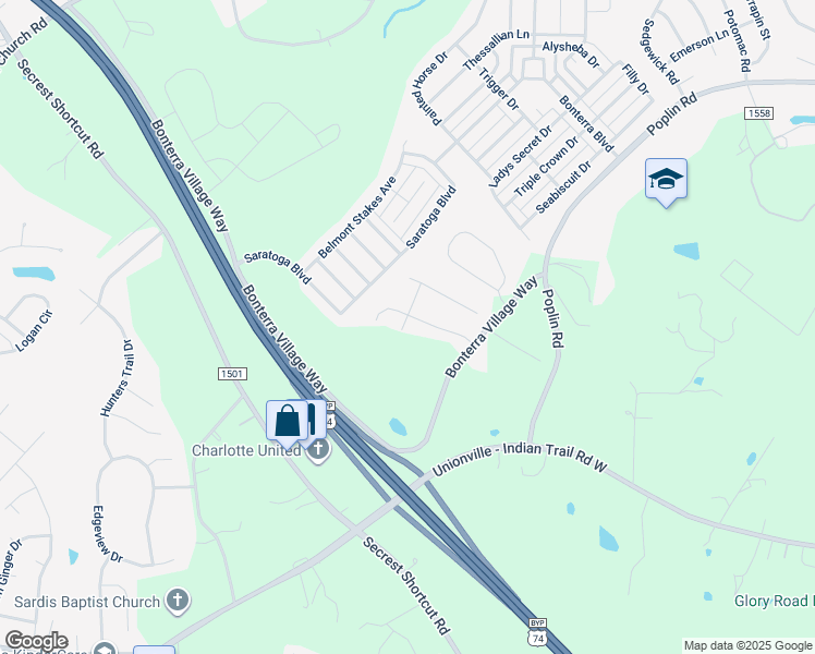map of restaurants, bars, coffee shops, grocery stores, and more near 188 Audra Faye Lane in Lake Park