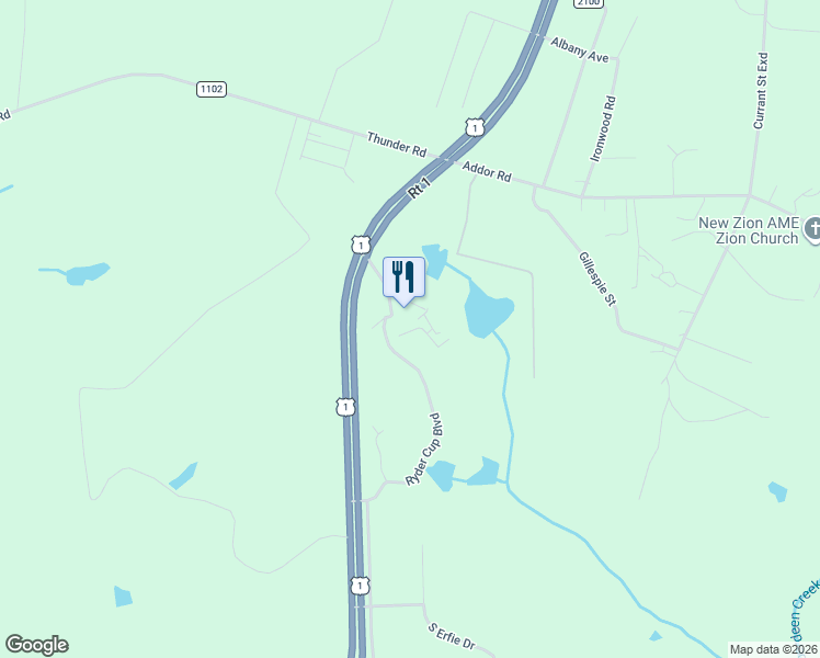 map of restaurants, bars, coffee shops, grocery stores, and more near 200 Persimmon Drive in Pinebluff