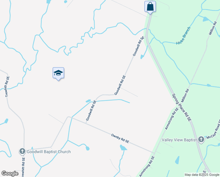 map of restaurants, bars, coffee shops, grocery stores, and more near 400 Goodwill Rd SE in Cleveland