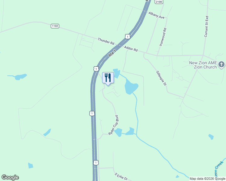 map of restaurants, bars, coffee shops, grocery stores, and more near 200 Persimmon Drive in Pinebluff