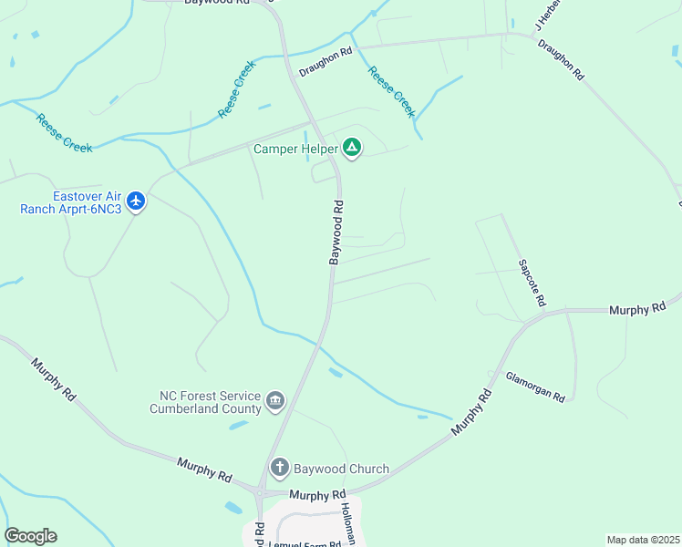 map of restaurants, bars, coffee shops, grocery stores, and more near 2140 Baywood Road in Fayetteville