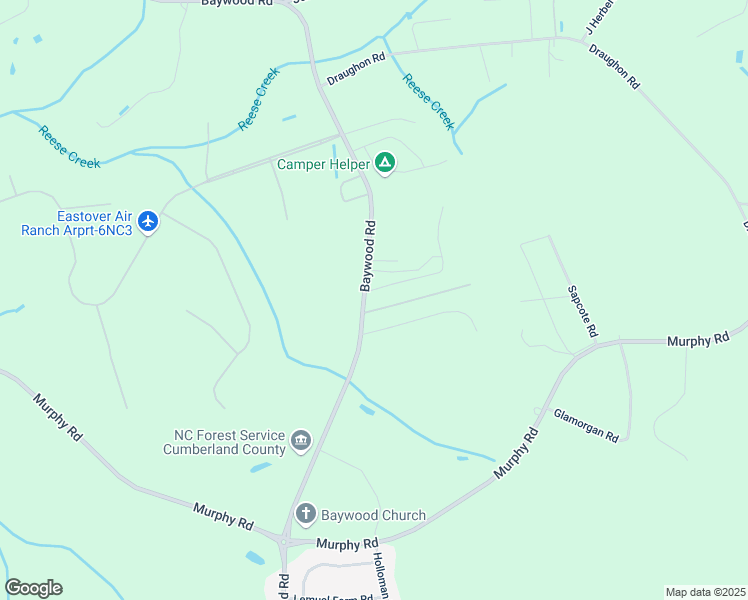 map of restaurants, bars, coffee shops, grocery stores, and more near 2140 Baywood Road in Fayetteville