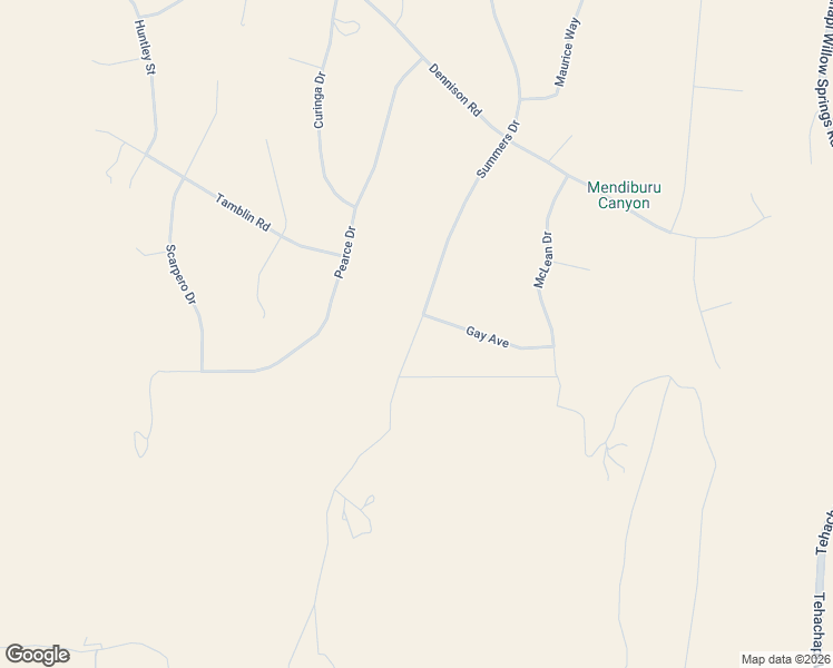 map of restaurants, bars, coffee shops, grocery stores, and more near Summers Drive in Tehachapi